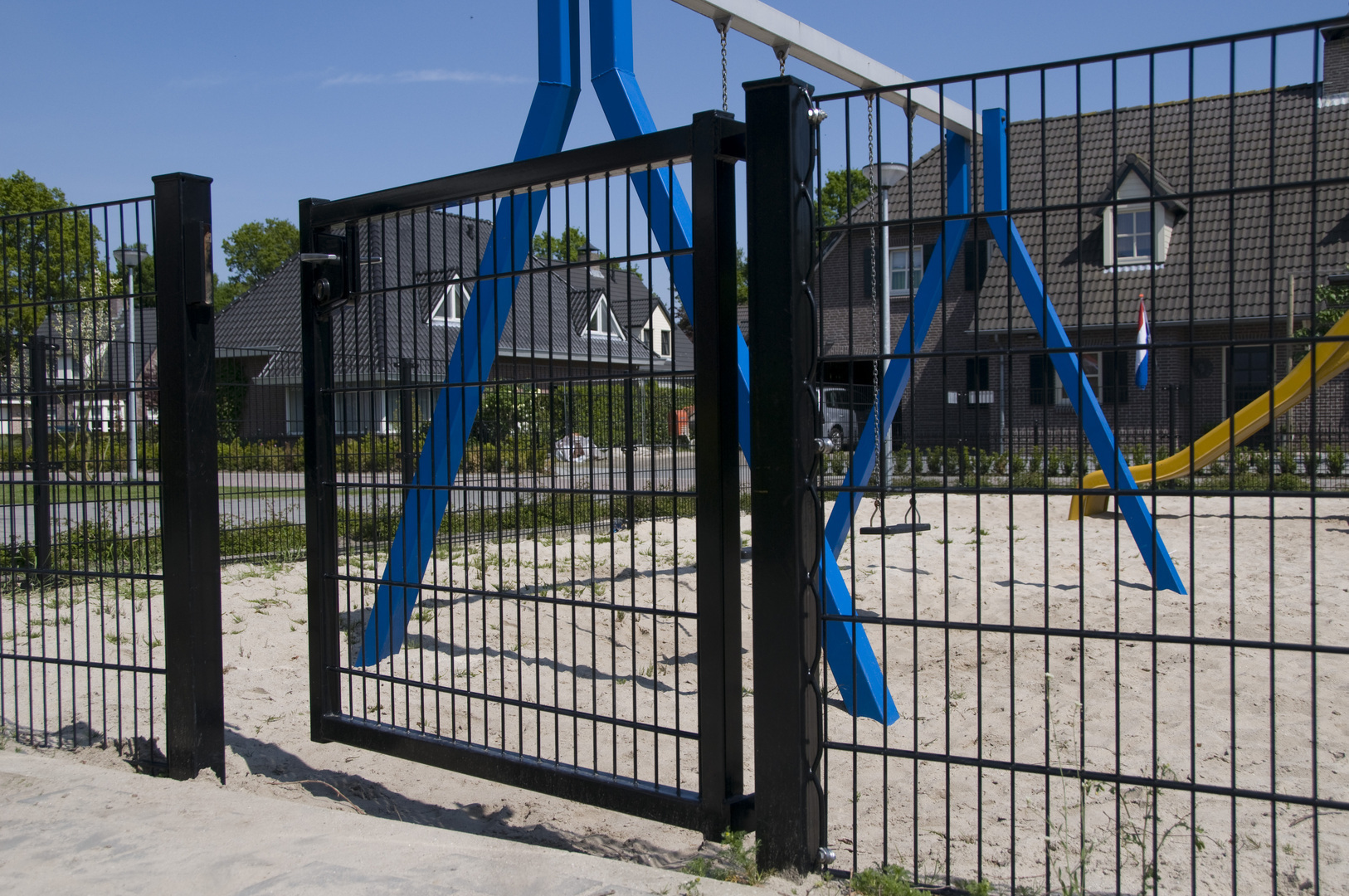 Enkele tuinpoort Dusty gecoat